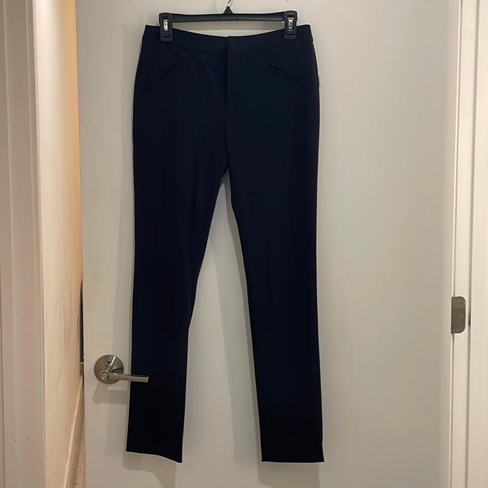 Gianni bini navy skinny ankle dress pants